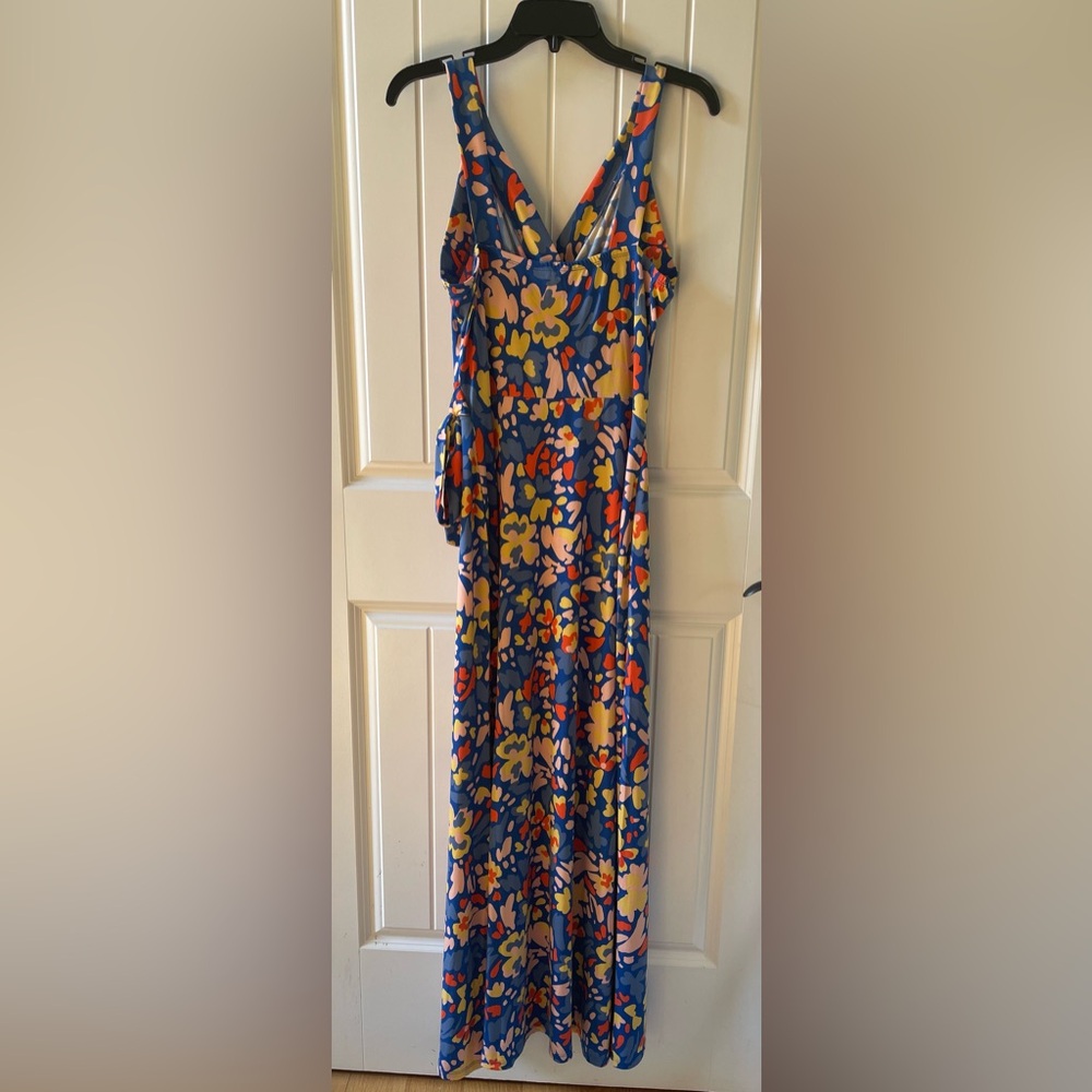 Hellena Faux Wrap Maxi dress